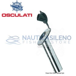 Portacanna da incasso ottone cromato 42 mm