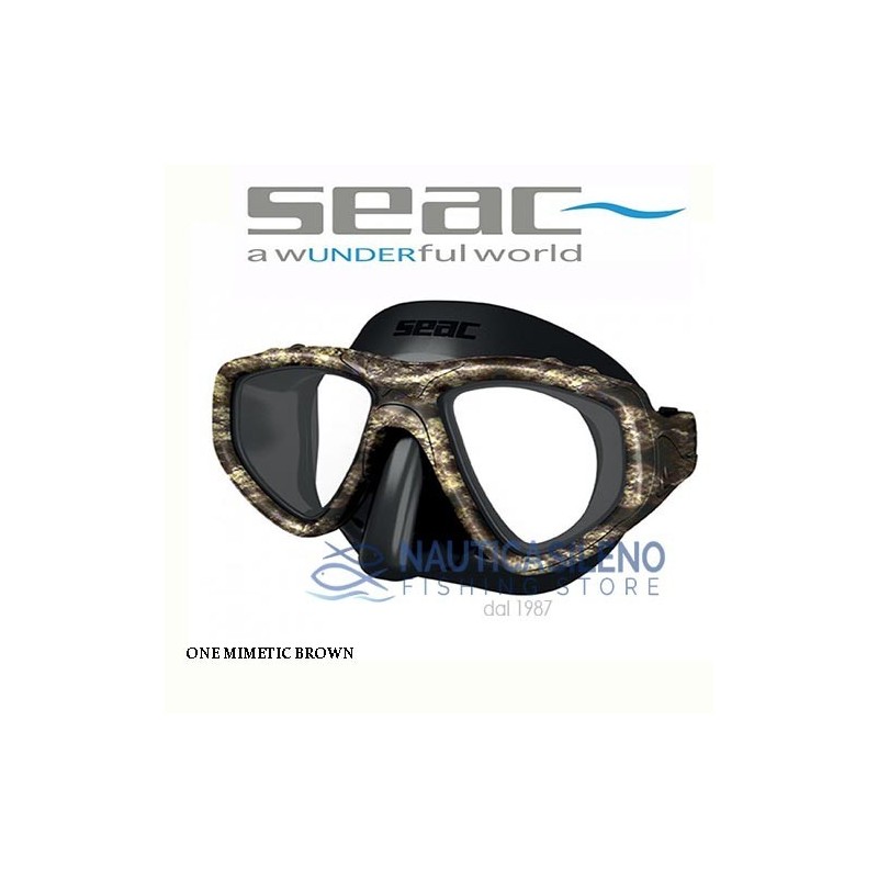 Maschera One Mimetic Brown - Seac Sub